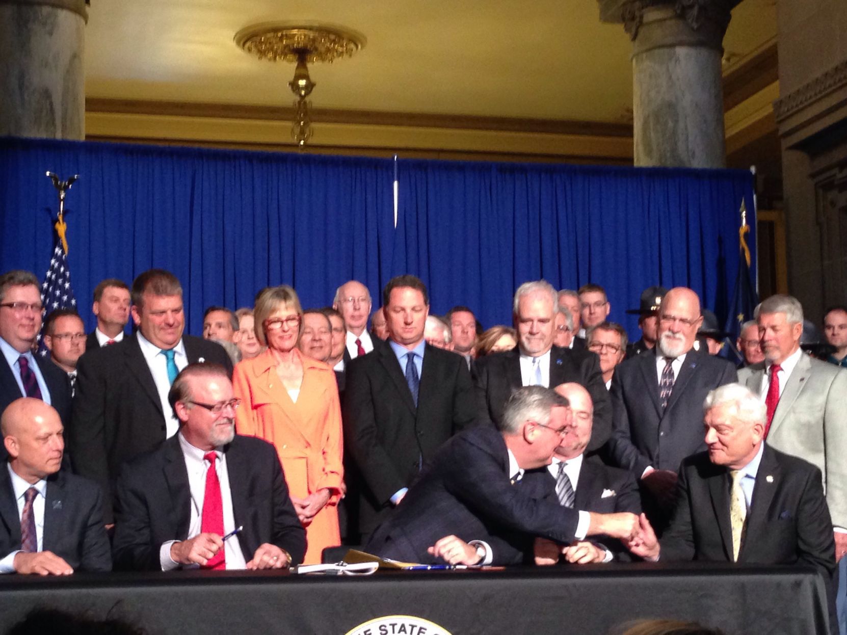Holcomb approves tax hikes to fund massive road construction program